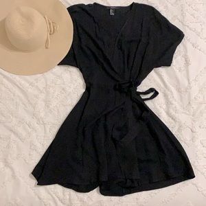Black Wrap Dress